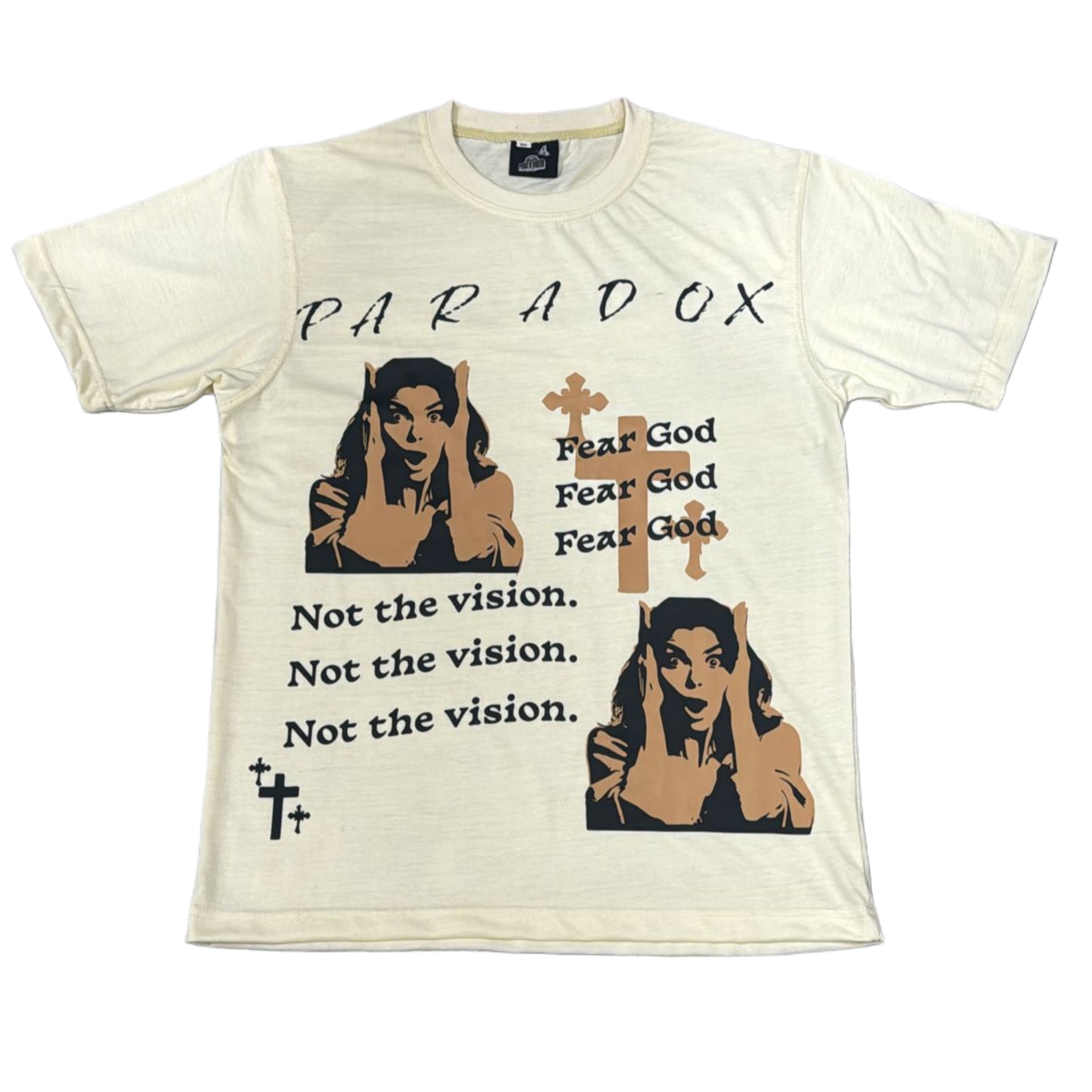 “Fear God, not the vision” tee